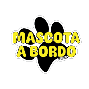 Mascota a Bordo Amarillo