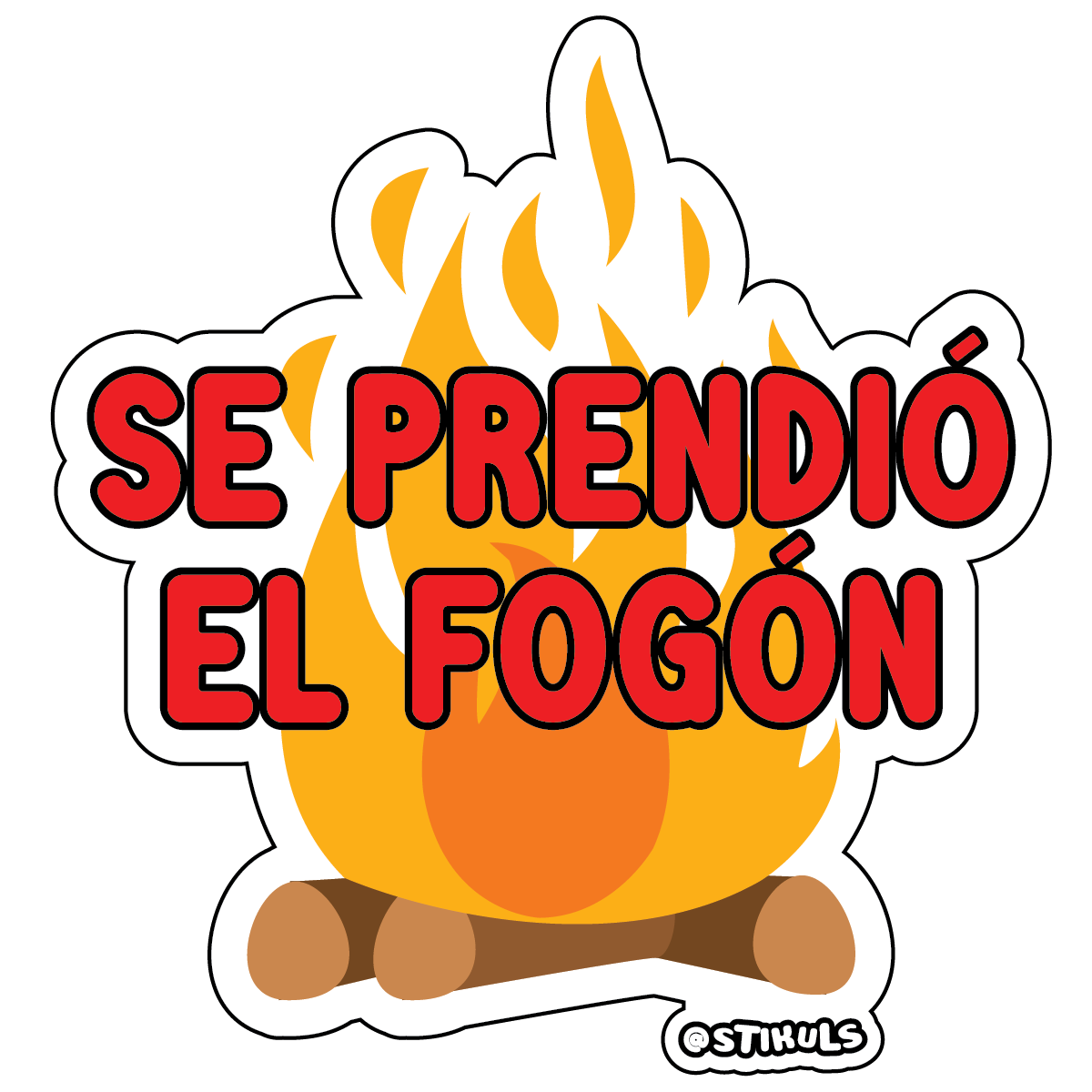 Se prendió el fogón
