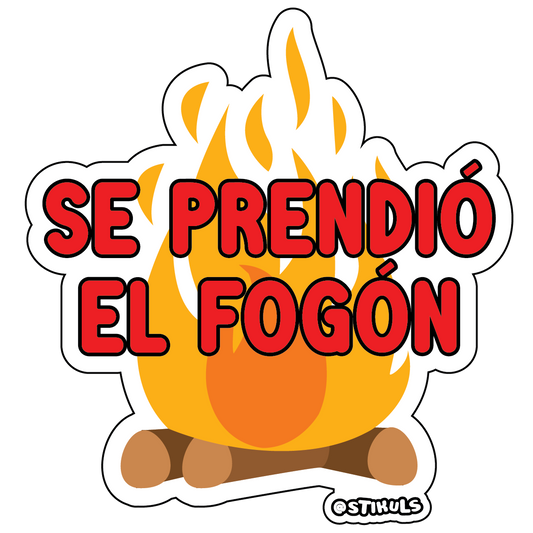 Se prendió el fogón